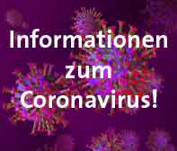 Coronavirus Infromationsbutton
